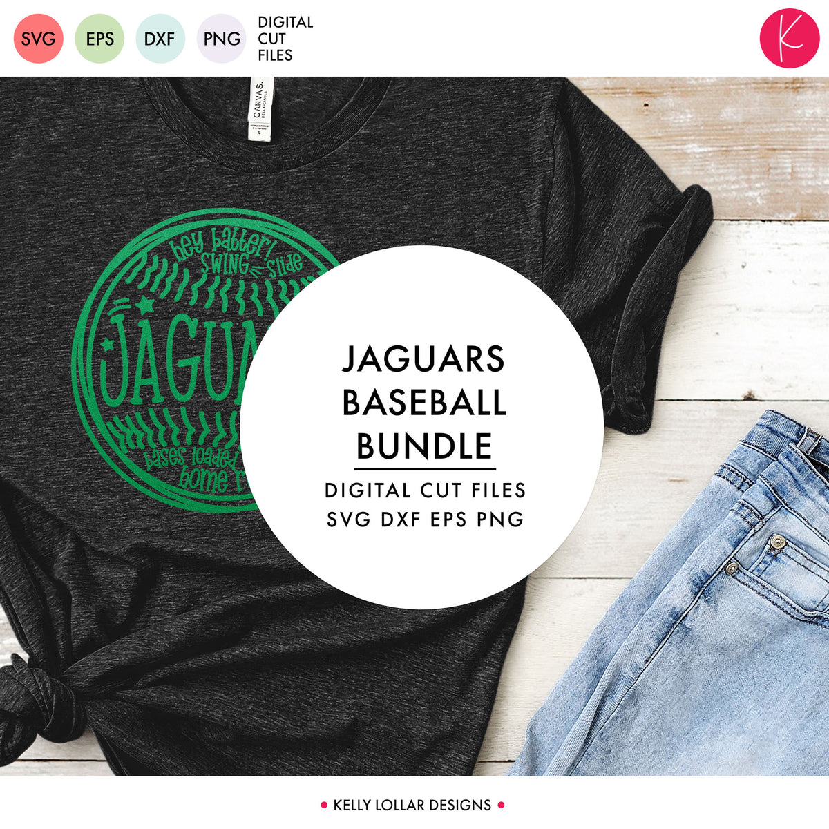 Jaguars Baseball Bundle | SVG DXF EPS PNG Cut Files