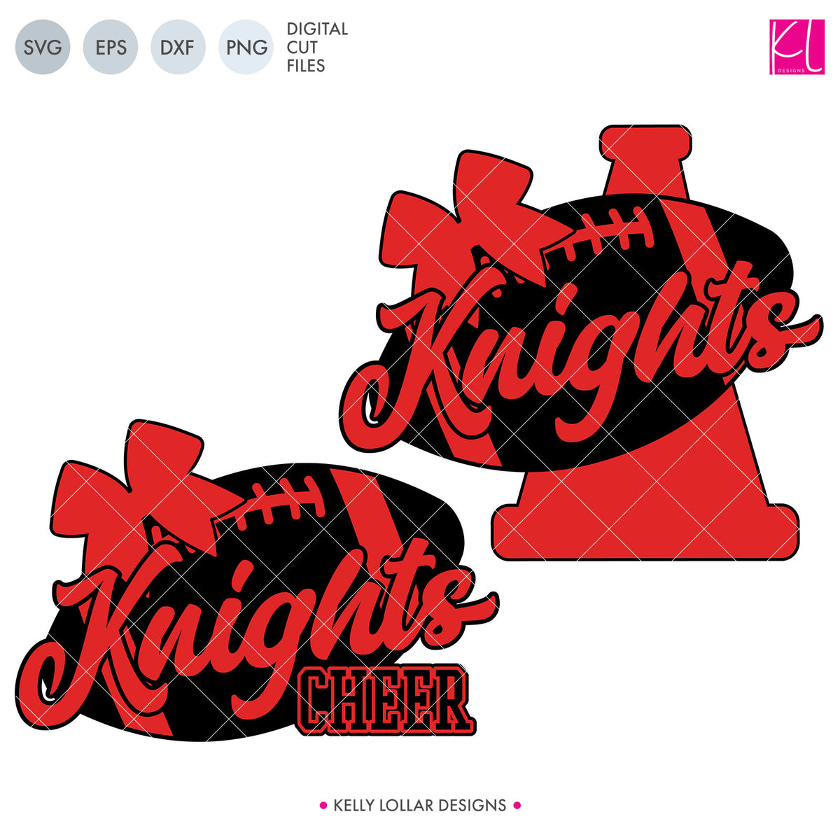Knights Football Bundle | SVG DXF EPS PNG Cut Files