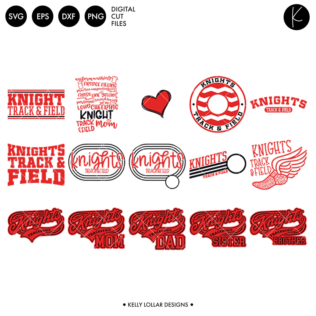 Knights Everything Spirit Bundle | SVG DXF EPS PNG Cut Files