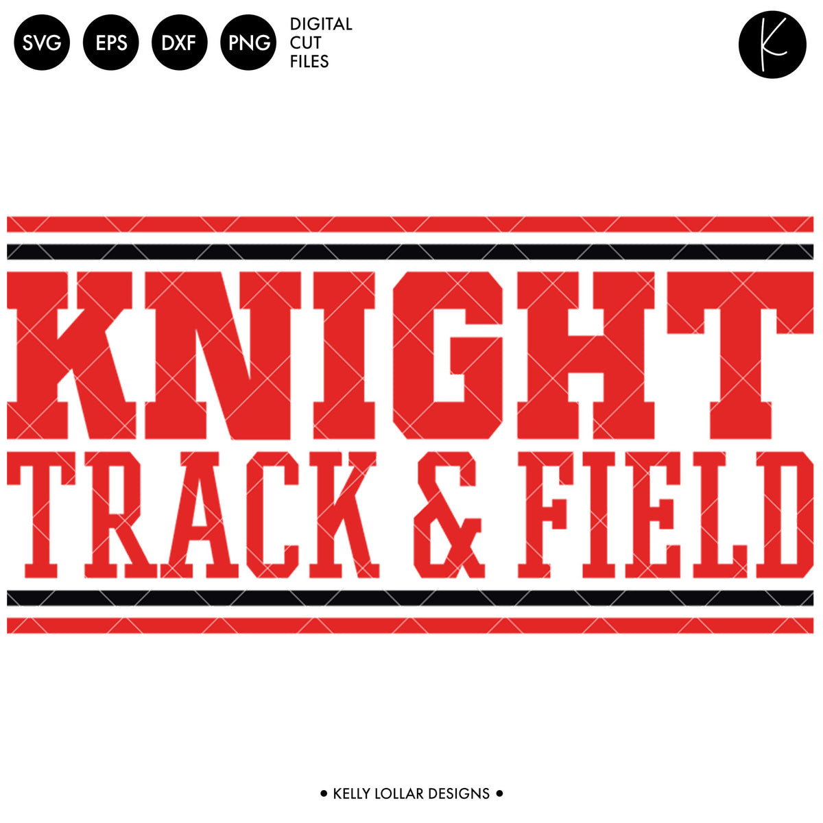 Knights Track &amp; Field Bundle | SVG DXF EPS PNG Cut Files
