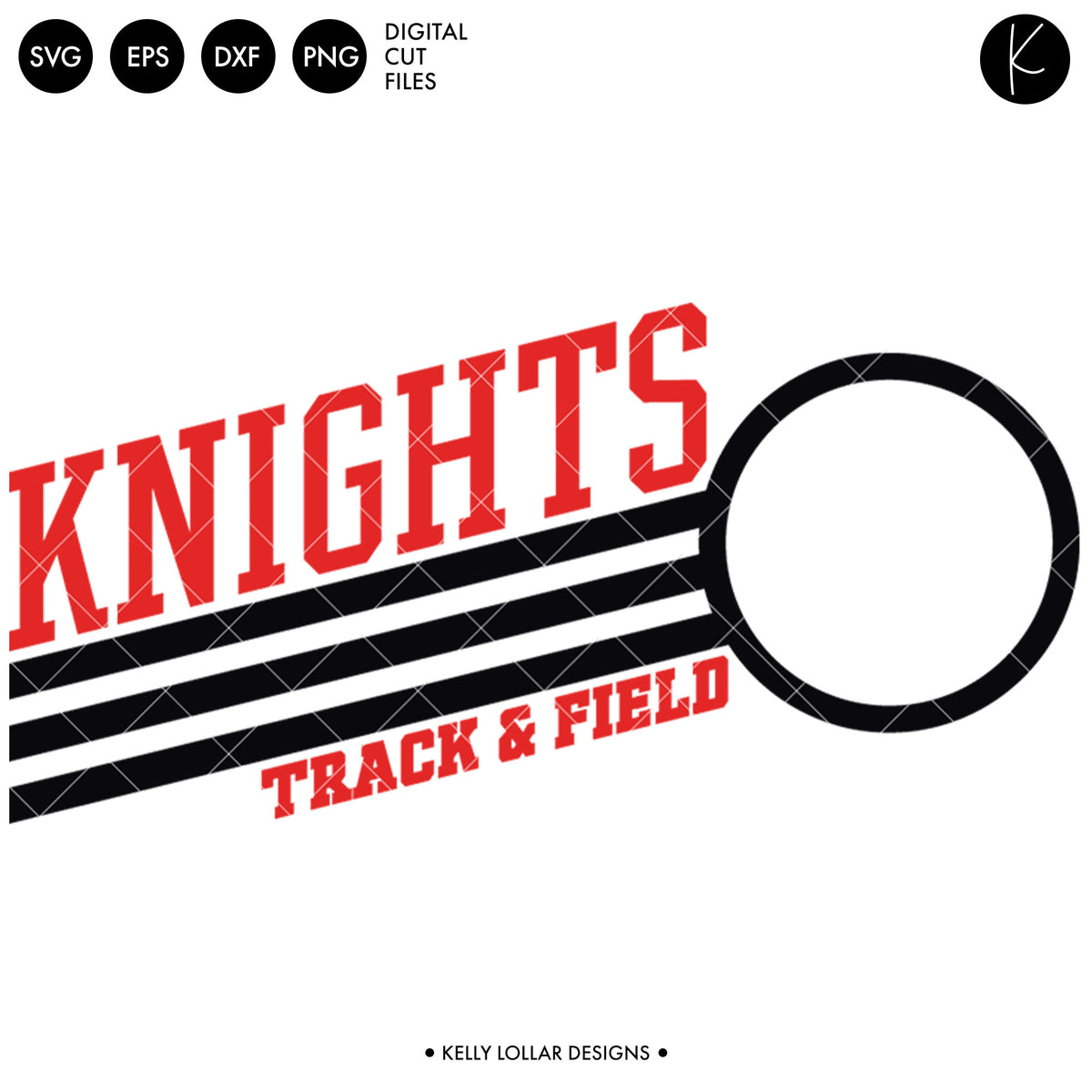 Knights Track &amp; Field Bundle | SVG DXF EPS PNG Cut Files