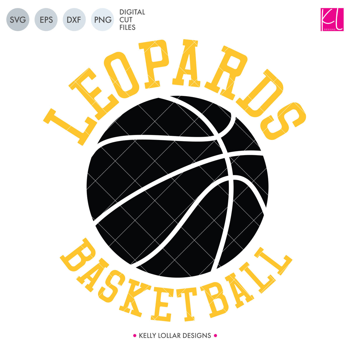 Leopards Basketball Bundle | SVG DXF EPS PNG Cut Files