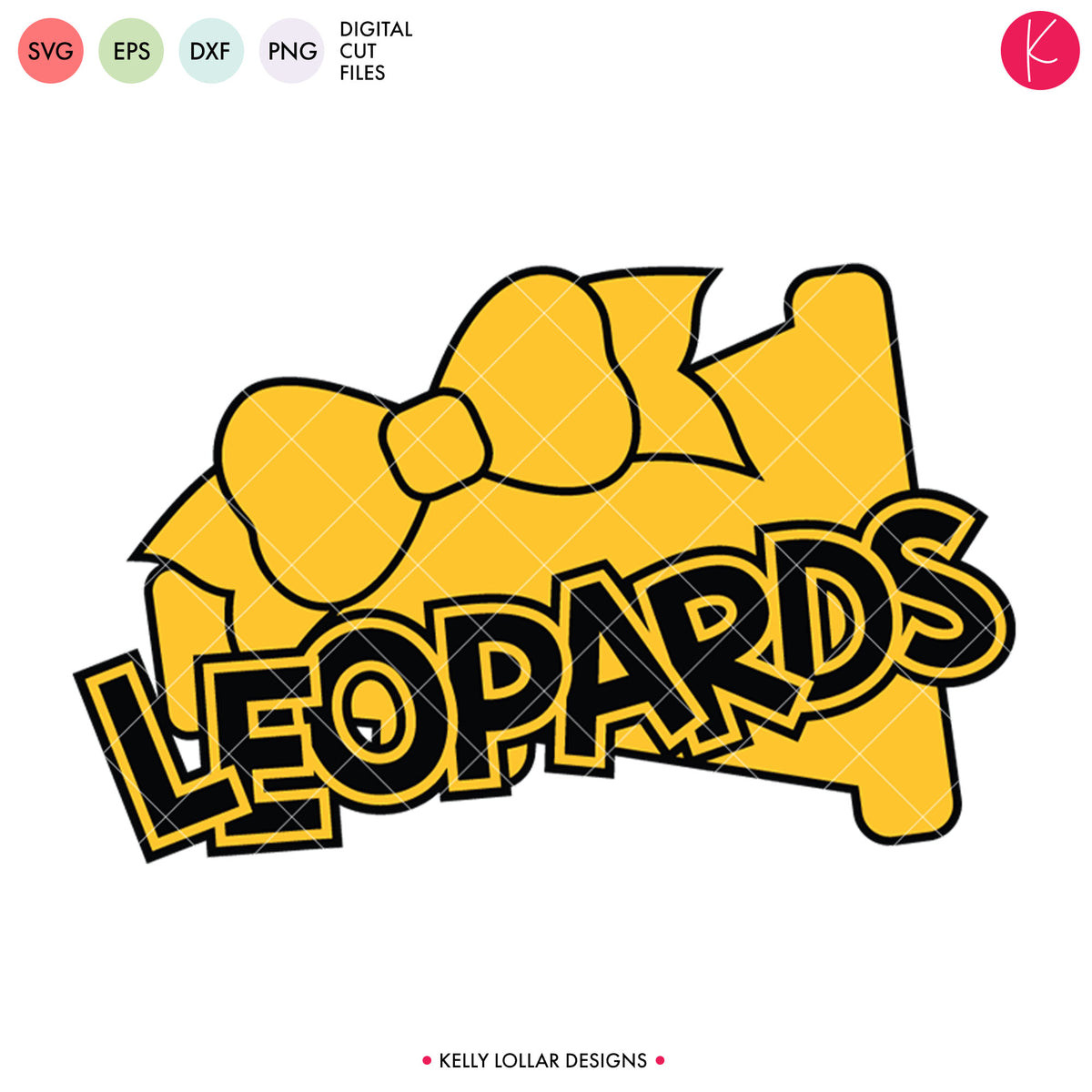 Leopards Cheer Bundle | SVG DXF EPS PNG Cut Files
