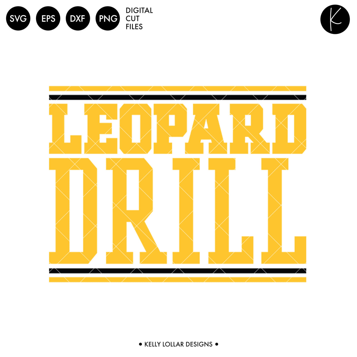 Leopards Drill Bundle | SVG DXF EPS PNG Cut Files