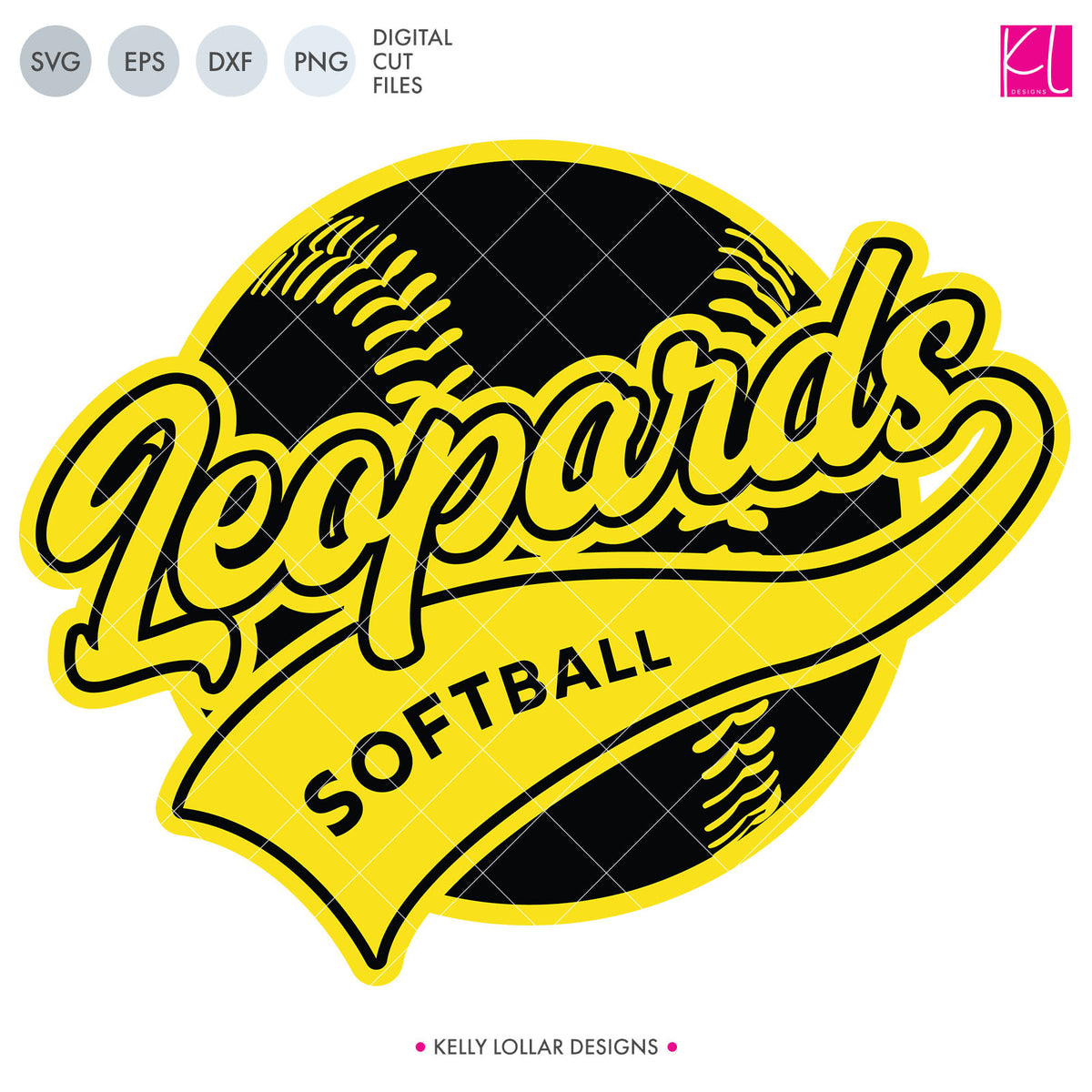Leopards Baseball &amp; Softball Bundle | SVG DXF EPS PNG Cut Files