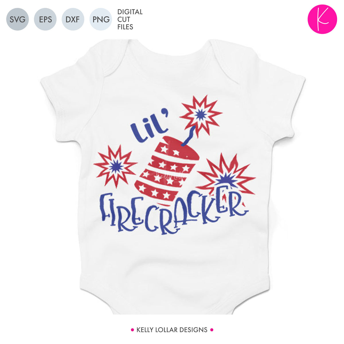 Lil&#39; Firecracker &amp; Family | SVG DXF EPS PNG Cut Files