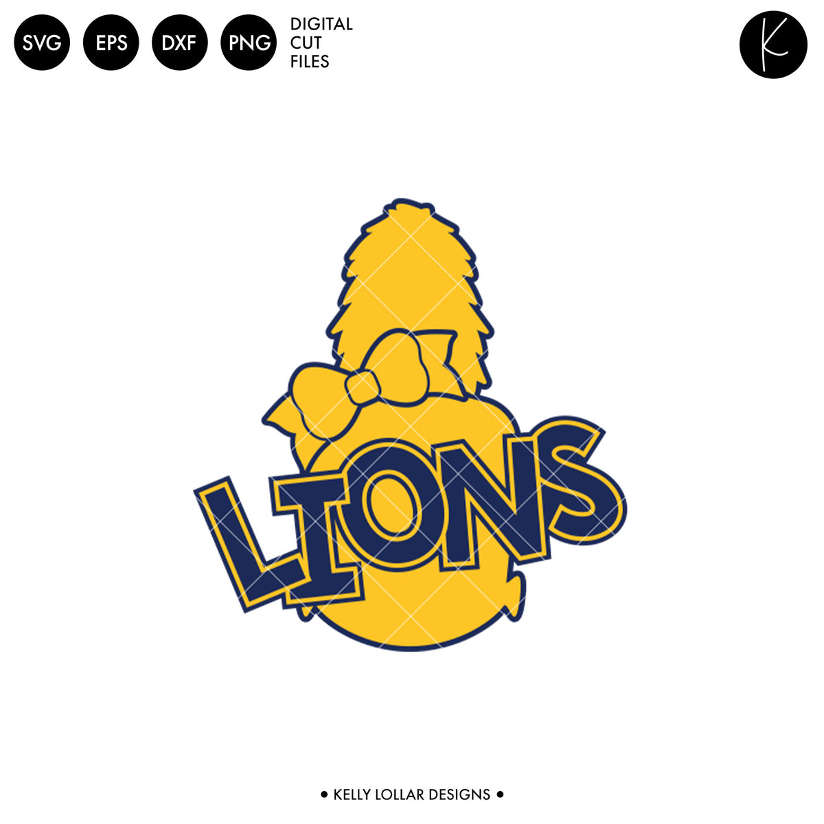 Lions Band Bundle | SVG DXF EPS PNG Cut Files