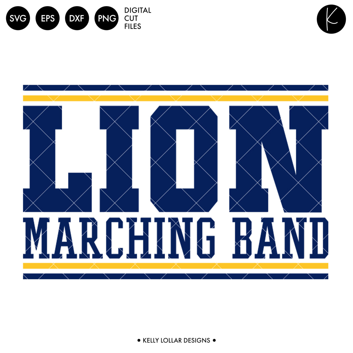 Lions Band Bundle | SVG DXF EPS PNG Cut Files