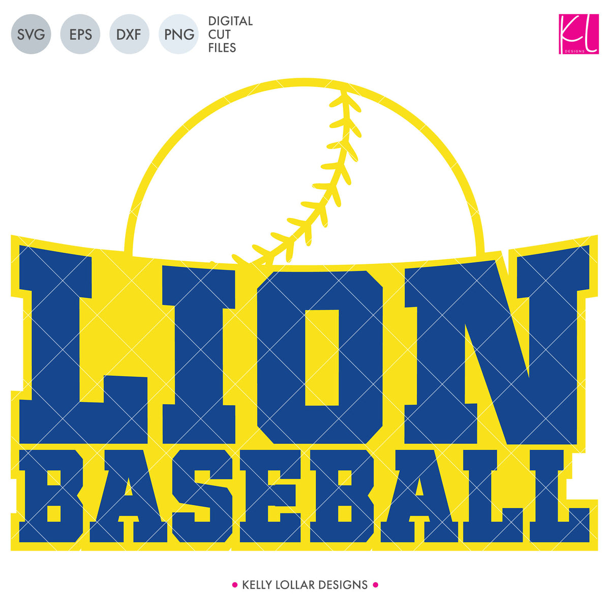 Lions Baseball &amp; Softball Bundle | SVG DXF EPS PNG Cut Files