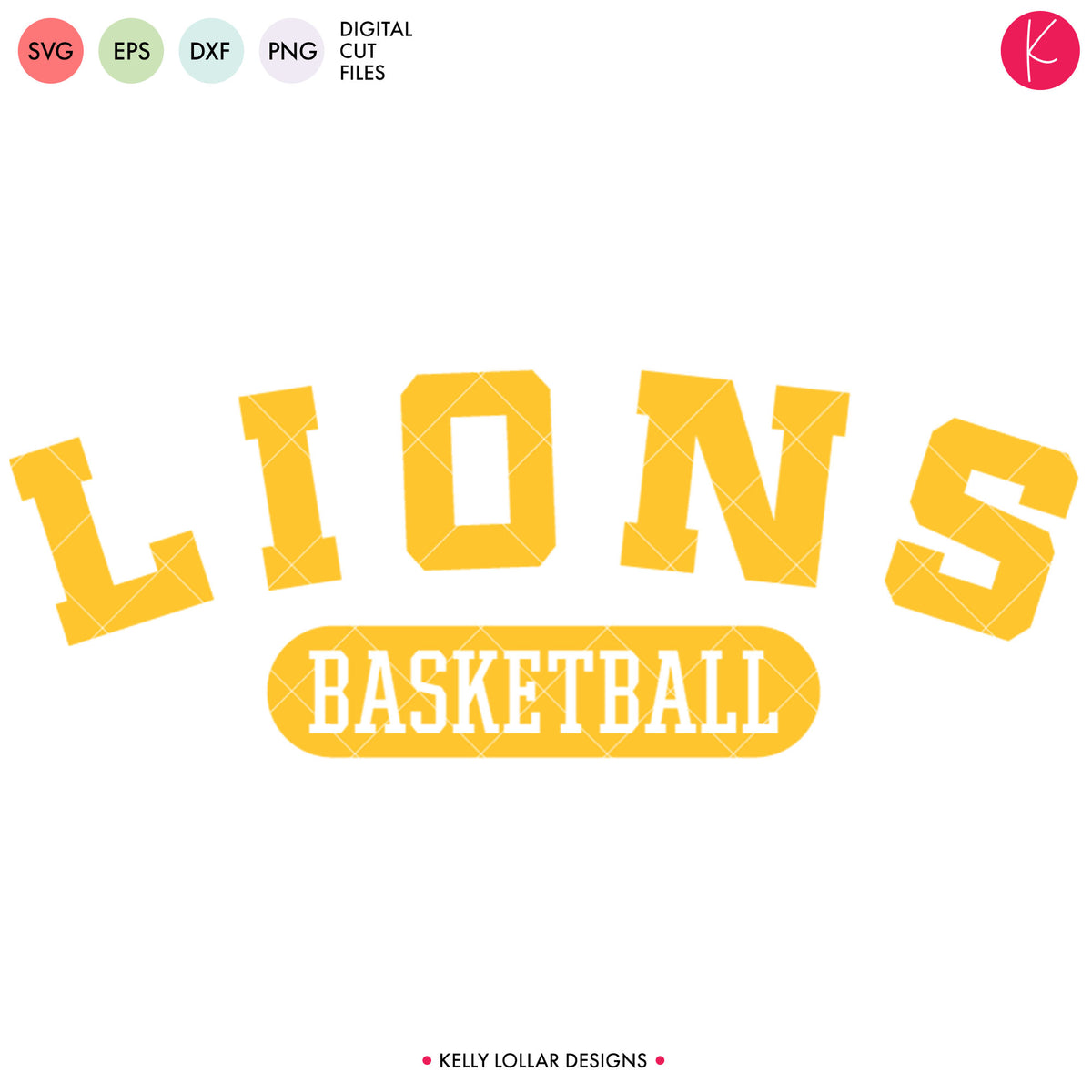 Lions Basketball Bundle | SVG DXF EPS PNG Cut Files