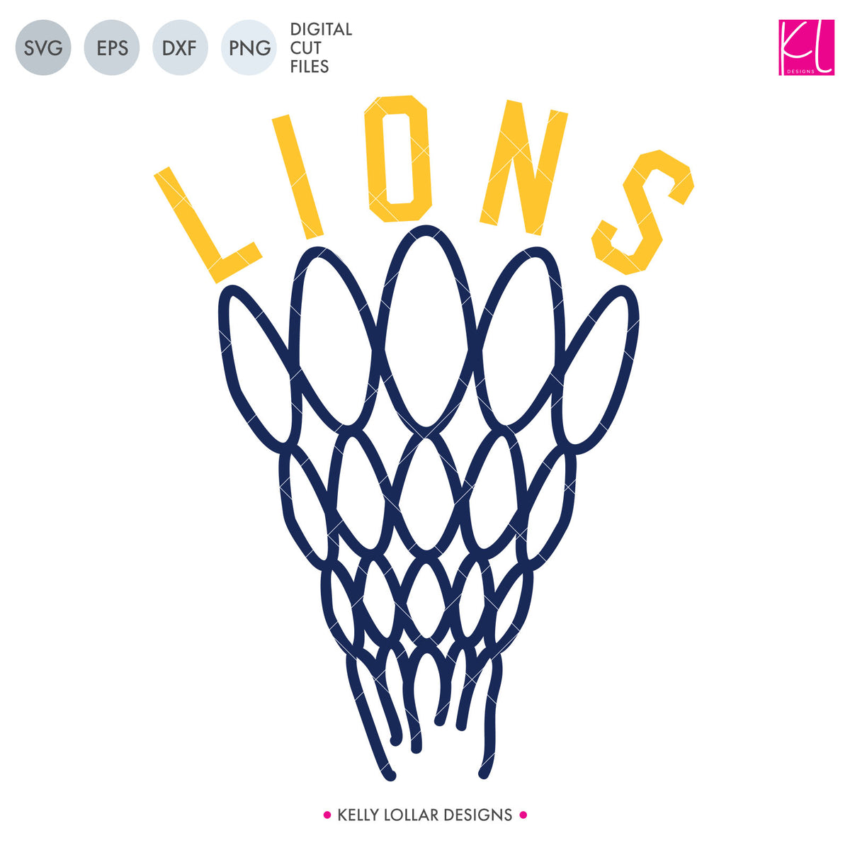 Lions Basketball Bundle | SVG DXF EPS PNG Cut Files