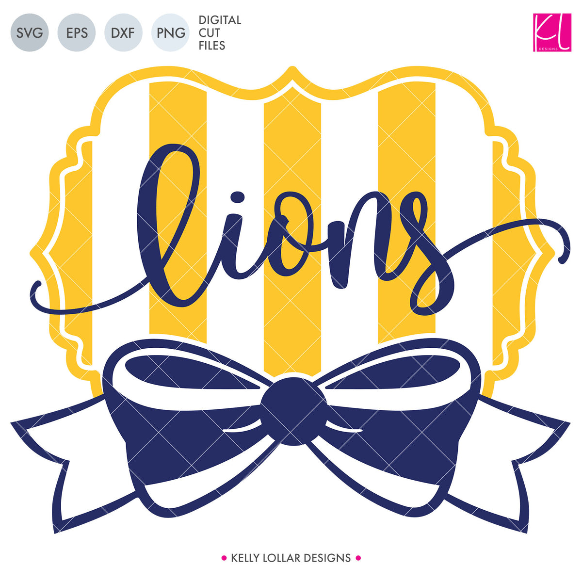 Lions Mascot Bundle | SVG DXF EPS PNG Cut Files