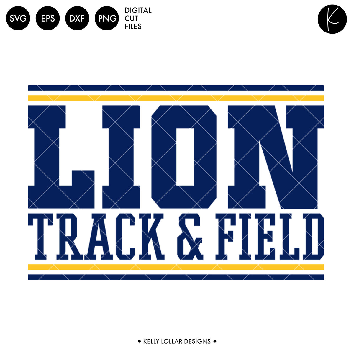 Lions Track &amp; Field Bundle | SVG DXF EPS PNG Cut Files