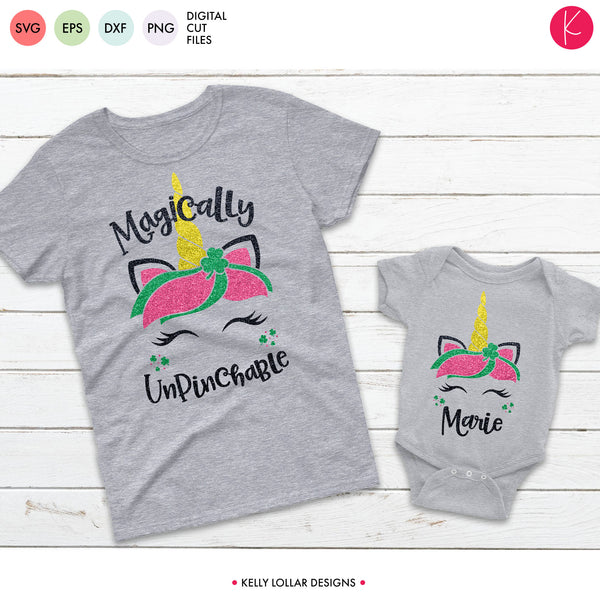 Magically Unpinchable Unicorn | SVG DXF EPS PNG Cut Files - Kelly ...