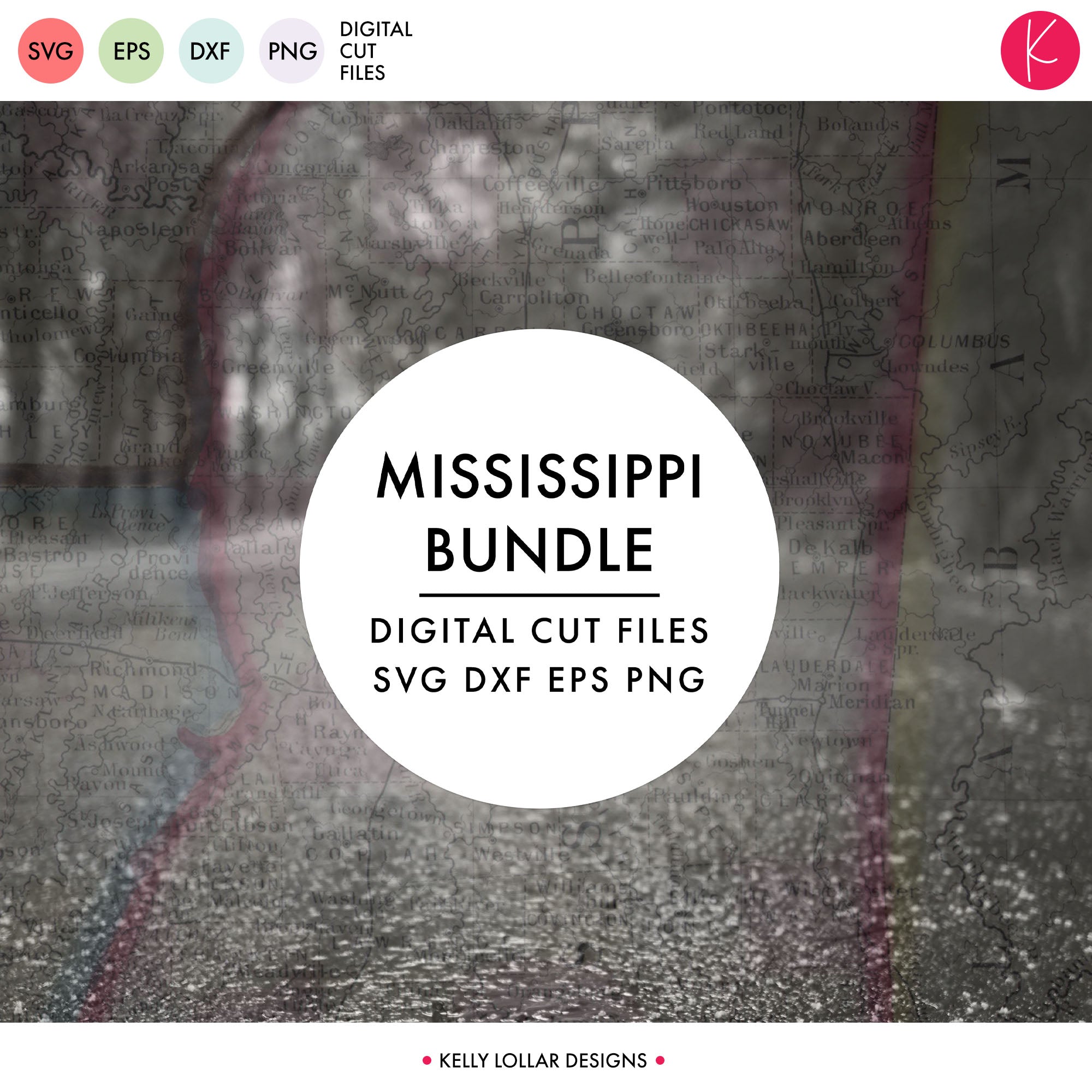 Mississippi State Bundle | SVG DXF EPS PNG Cut Files