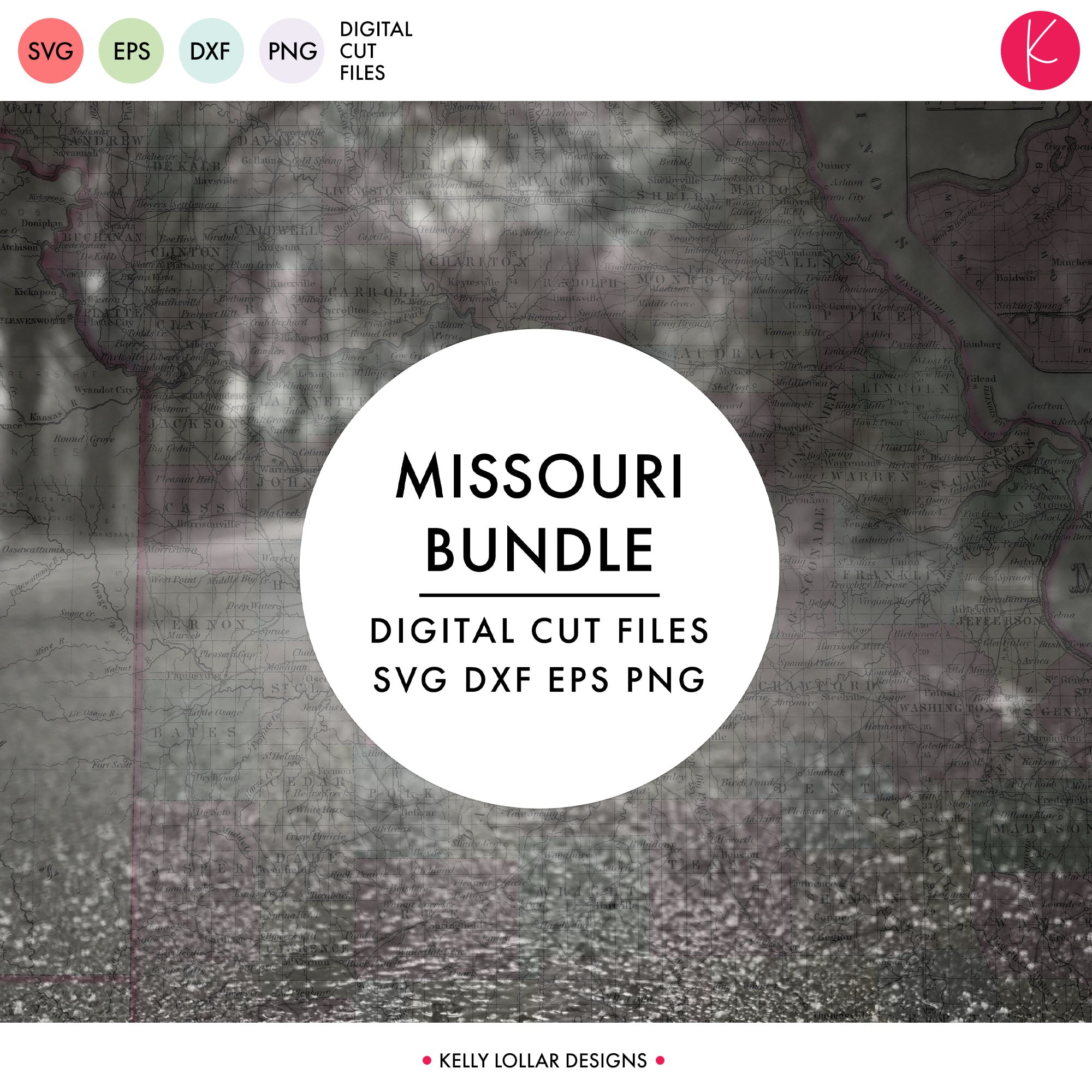Missouri State Bundle | SVG DXF EPS PNG Cut Files