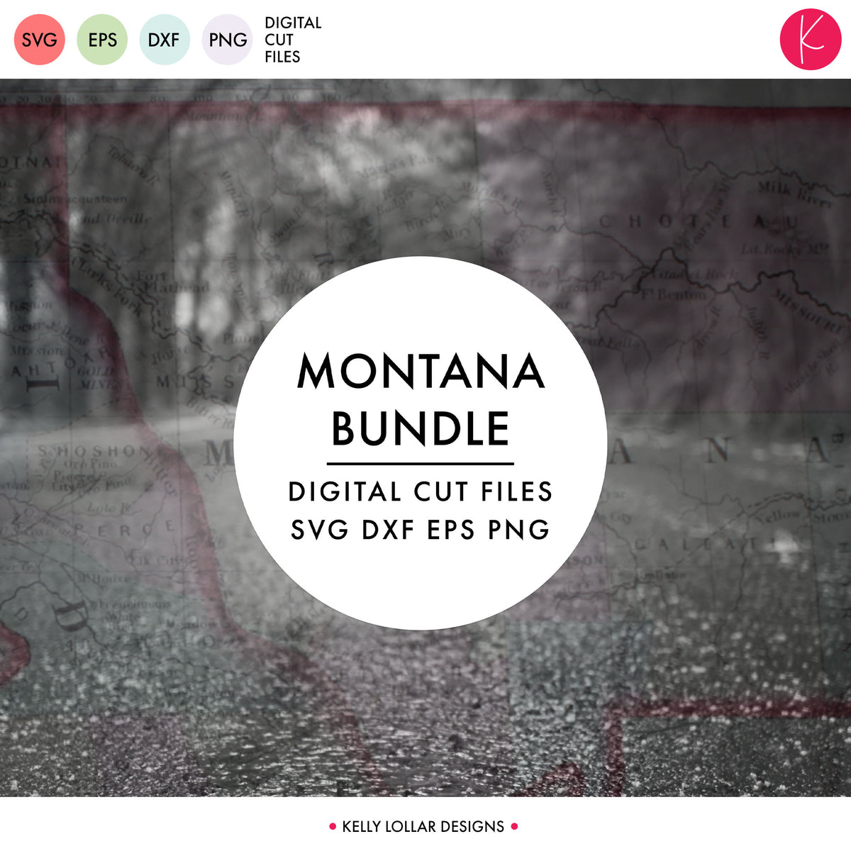 Montana State Bundle | SVG DXF EPS PNG Cut Files