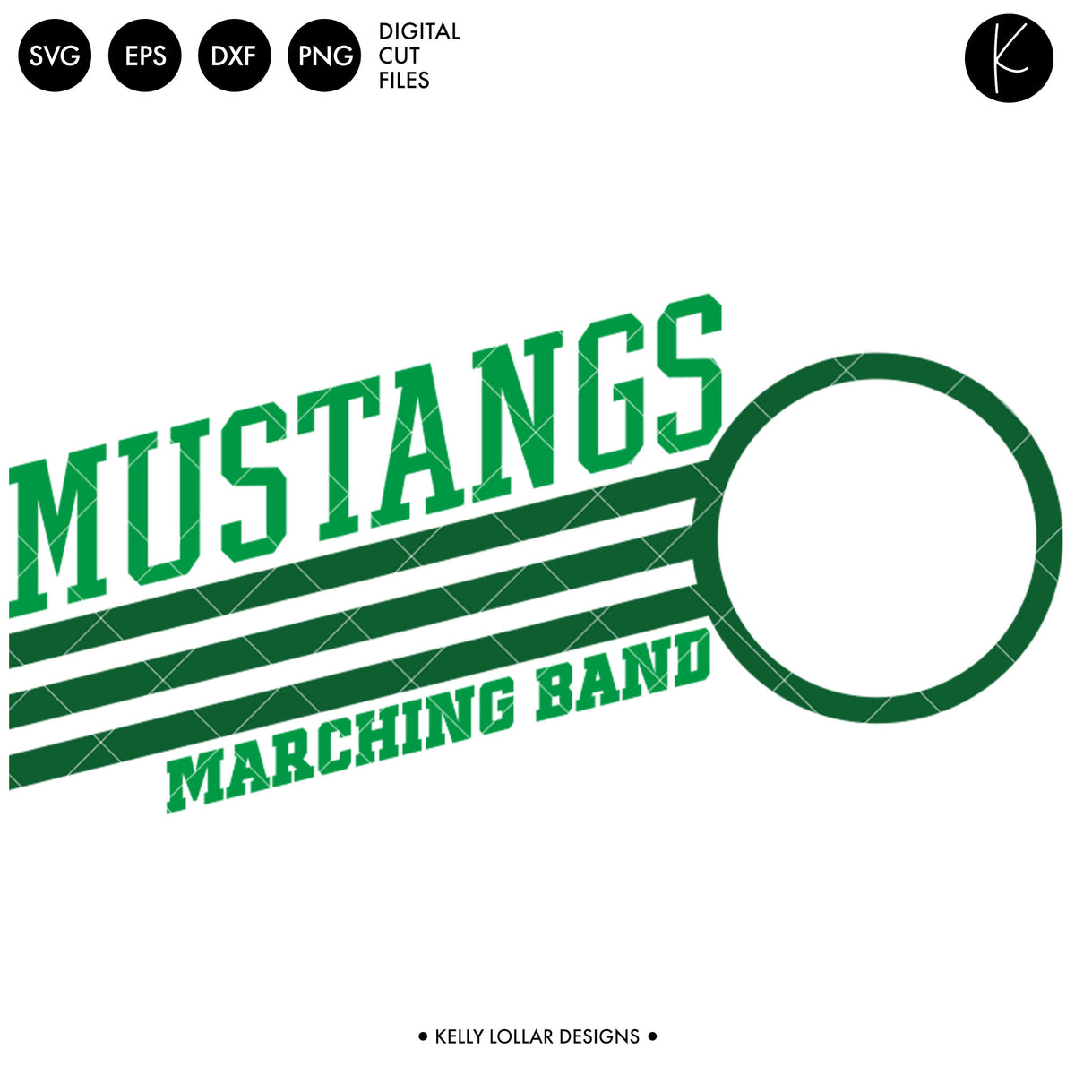 Mustangs Band Bundle | SVG DXF EPS PNG Cut Files