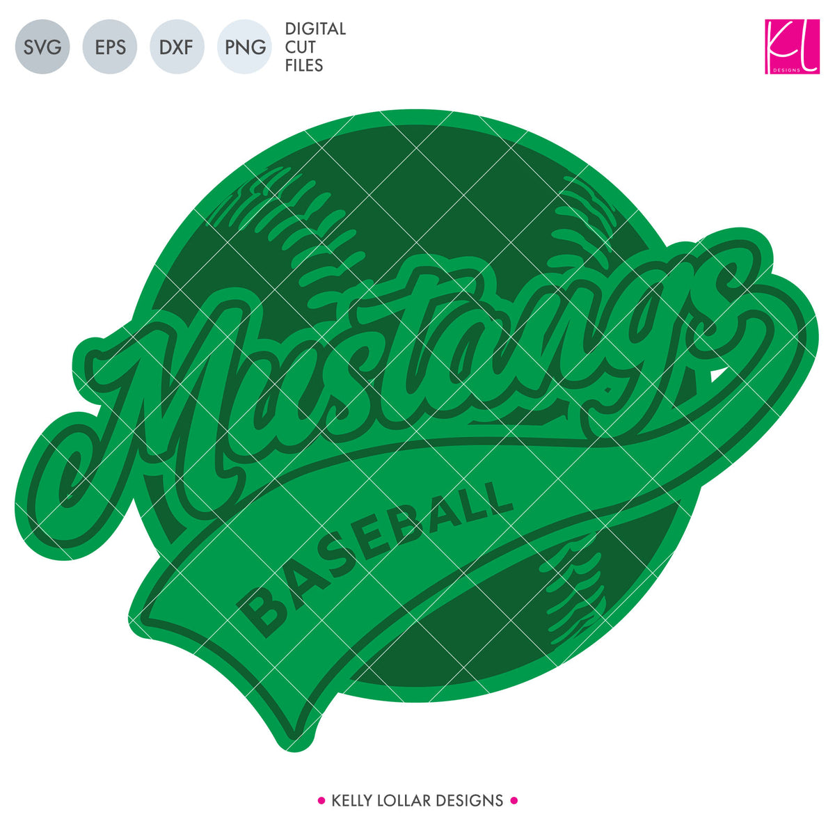 Mustangs Baseball &amp; Softball Bundle | SVG DXF EPS PNG Cut Files