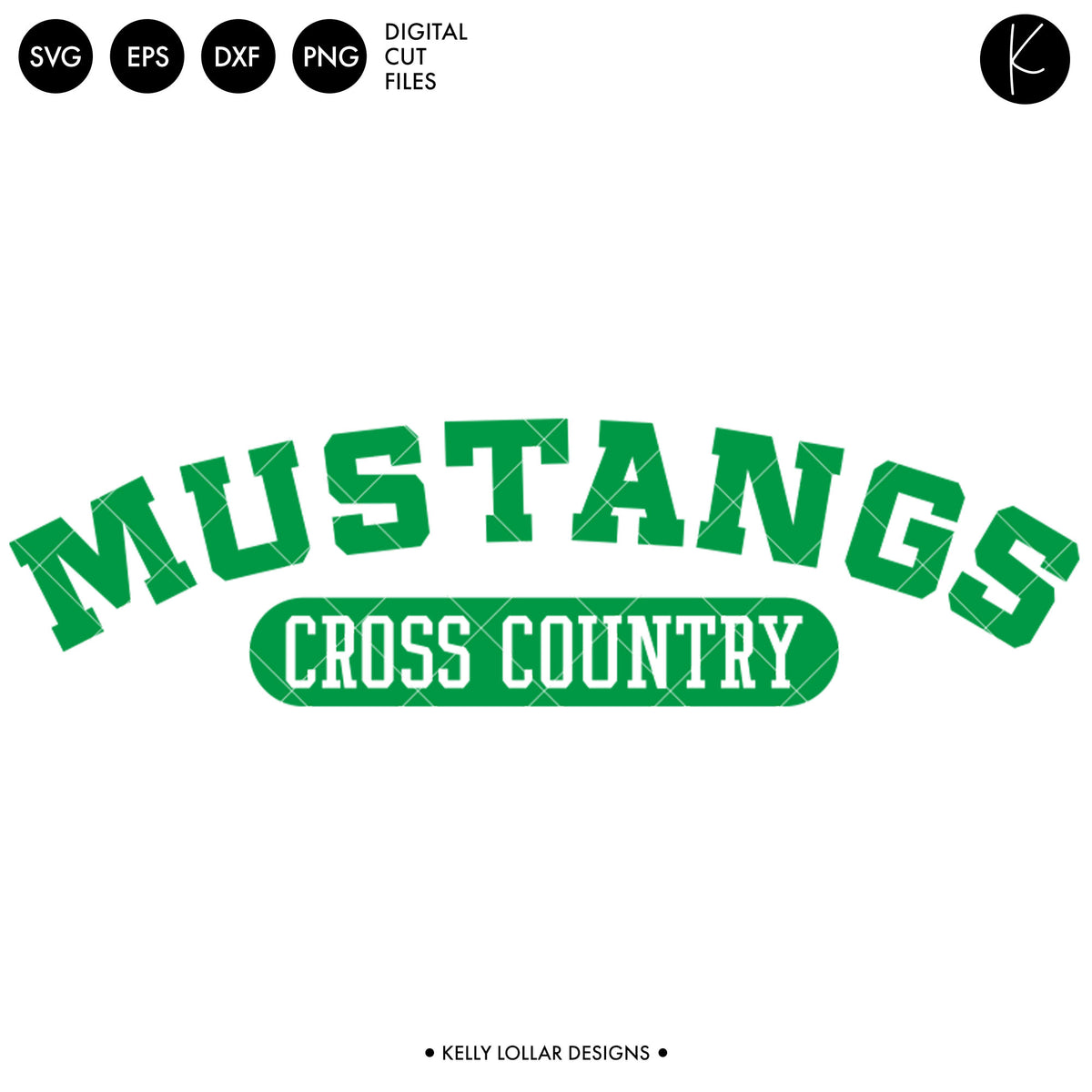 Mustangs Cross Country Bundle | SVG DXF EPS PNG Cut Files