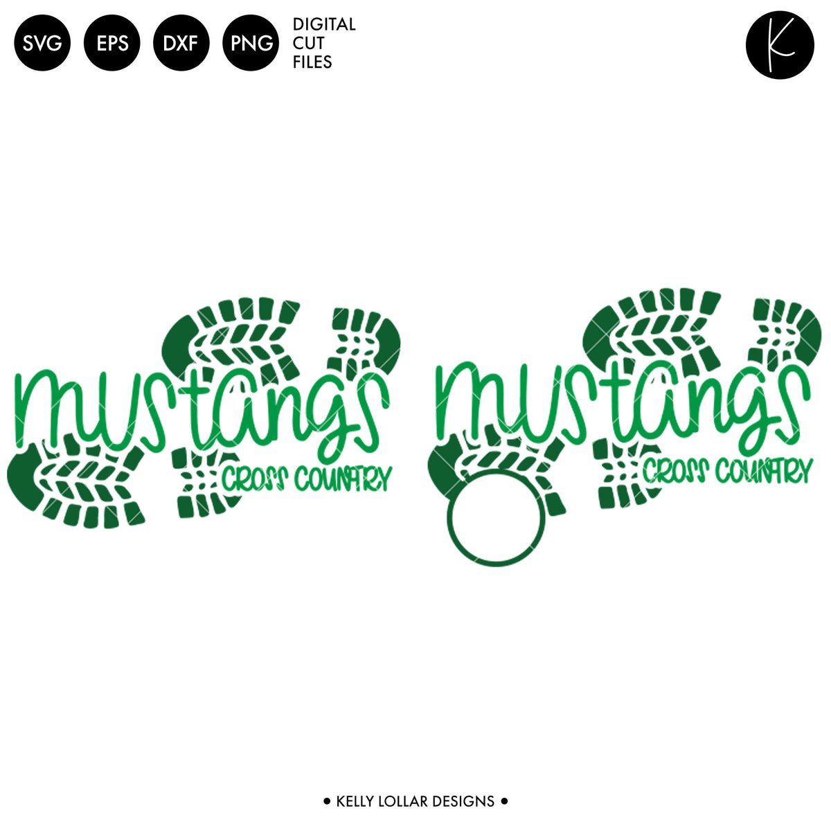 Mustangs Cross Country Bundle | SVG DXF EPS PNG Cut Files