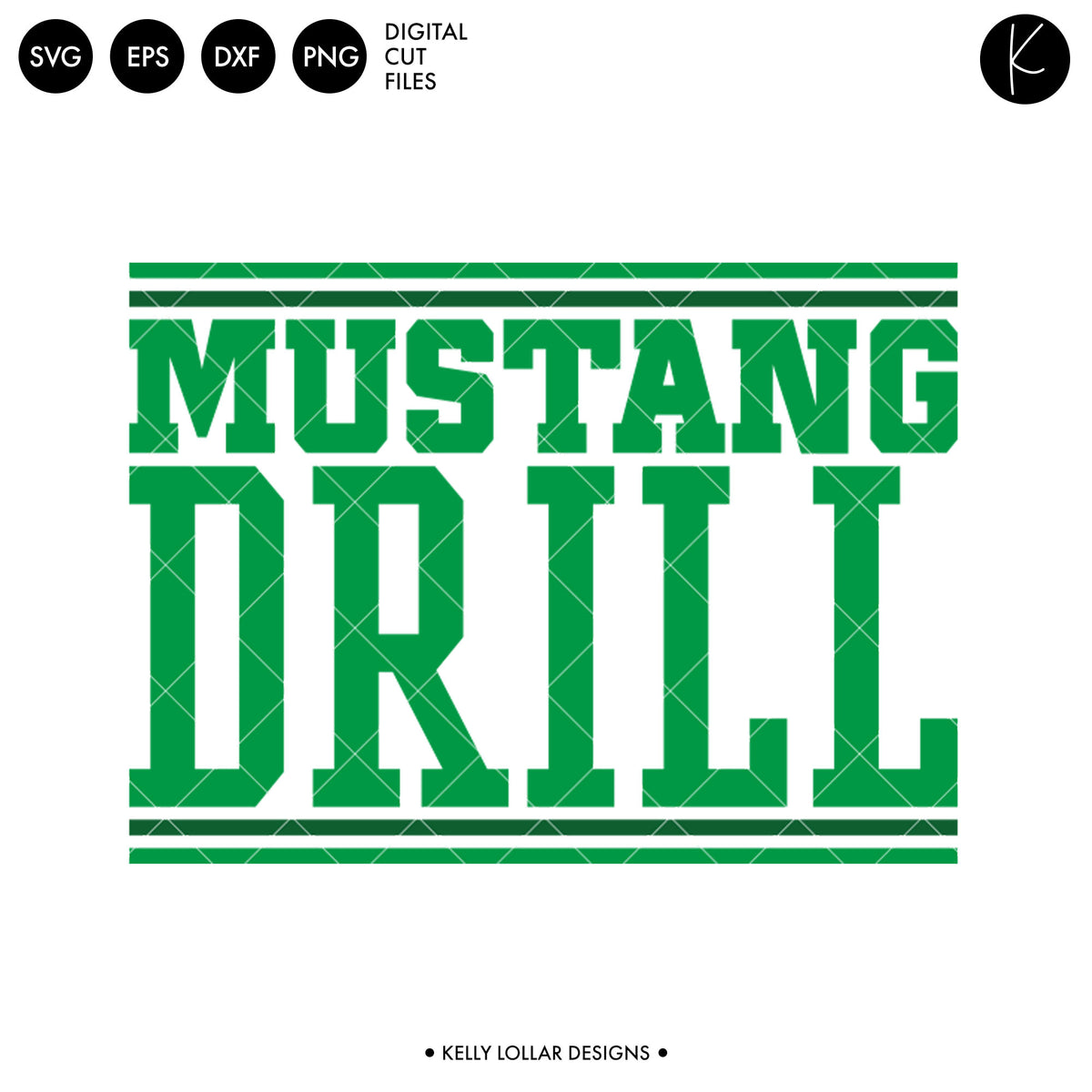 Mustangs Drill Bundle | SVG DXF EPS PNG Cut Files