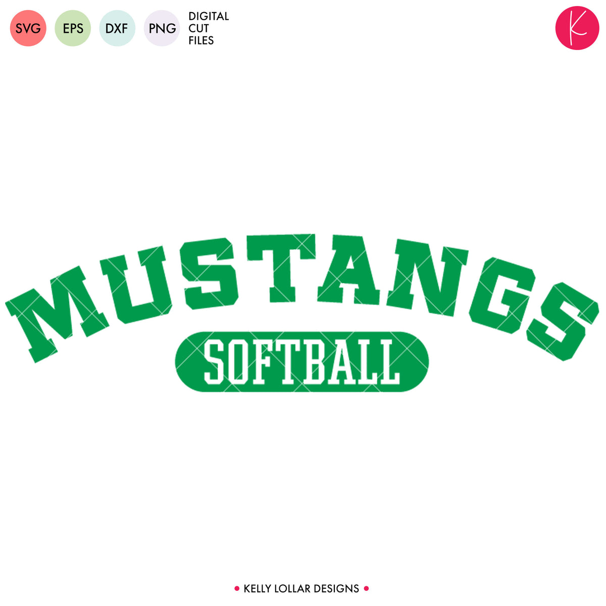 Mustangs Baseball &amp; Softball Bundle | SVG DXF EPS PNG Cut Files