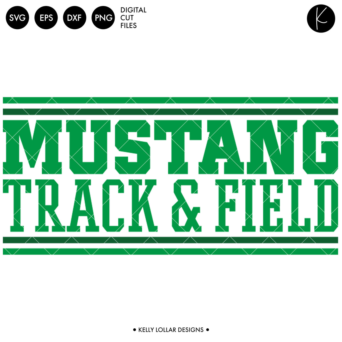 Mustangs Track &amp; Field Bundle | SVG DXF EPS PNG Cut Files