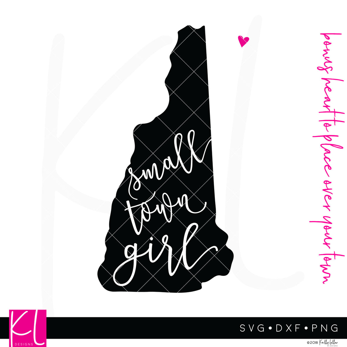 New Hampshire State Bundle | SVG DXF EPS PNG Cut Files