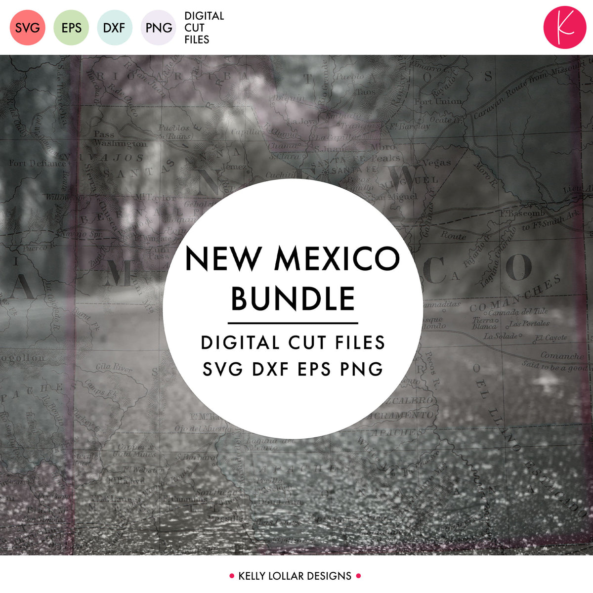 New Mexico State Bundle | SVG DXF EPS PNG Cut Files