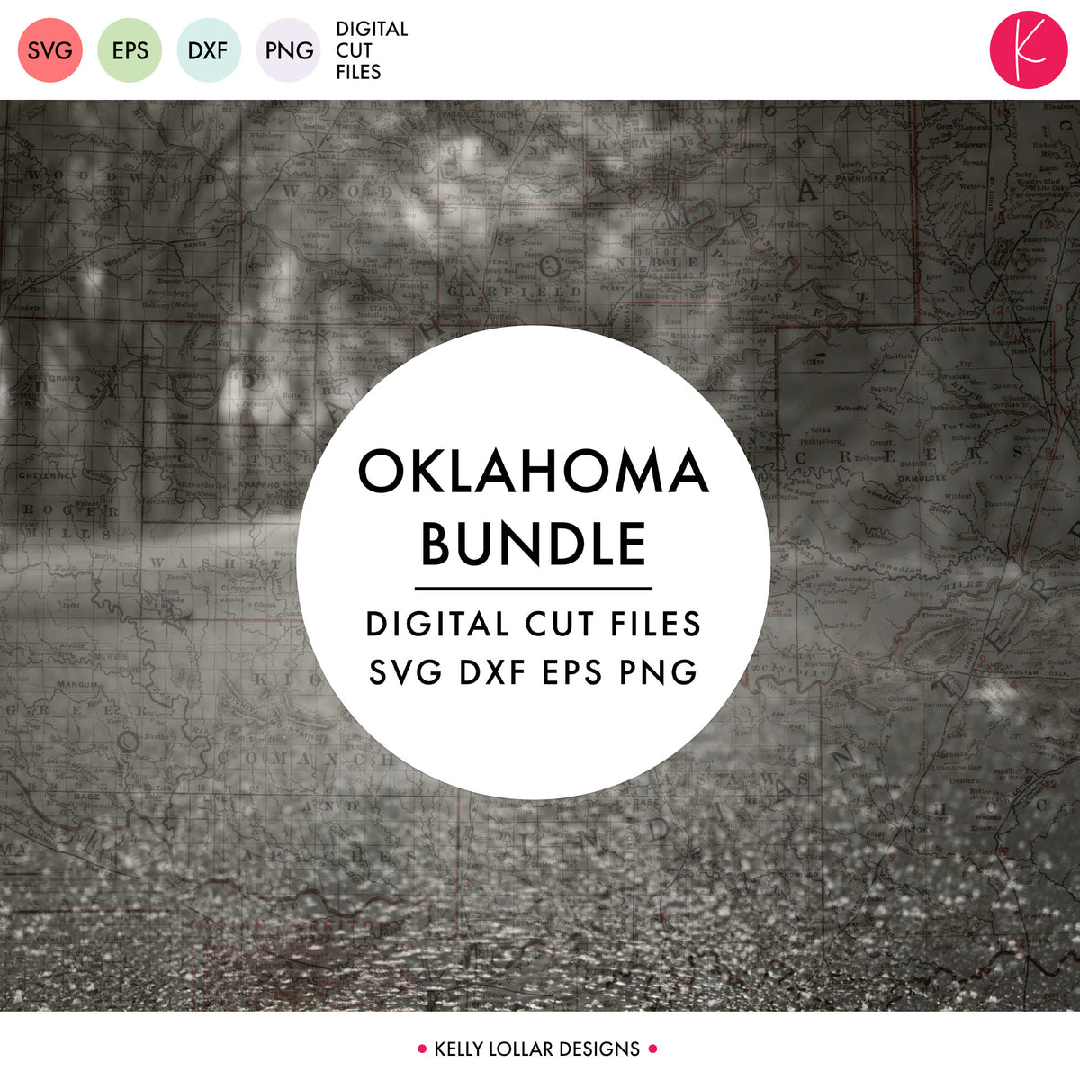 Oklahoma State Bundle | SVG DXF EPS PNG Cut Files