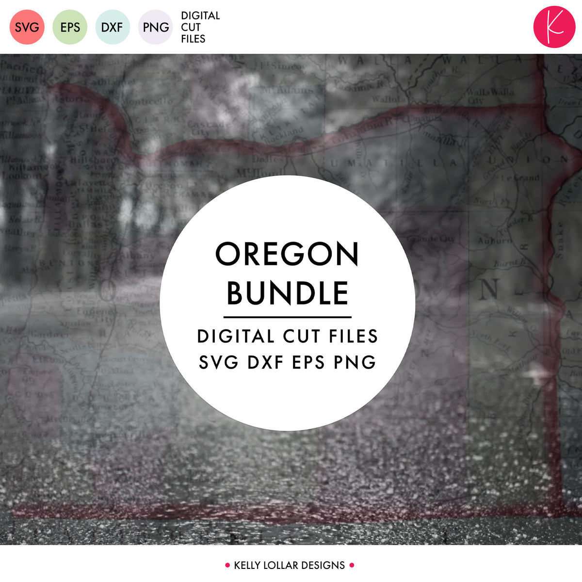 Oregon State Bundle | SVG DXF EPS PNG Cut Files