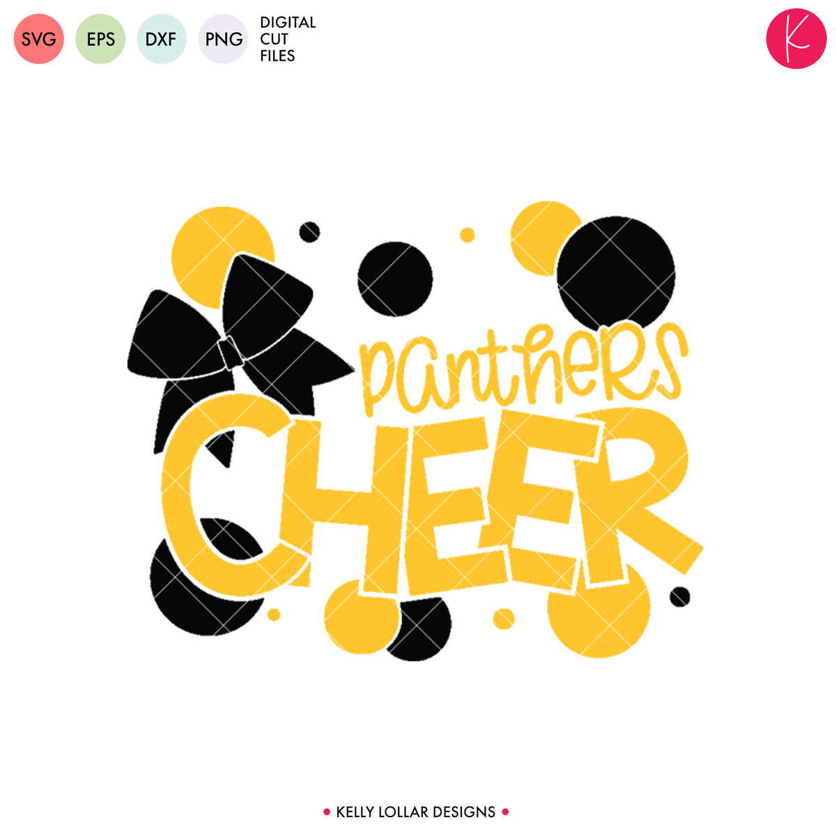 Panthers Cheer Bundle | SVG DXF EPS PNG Cut Files