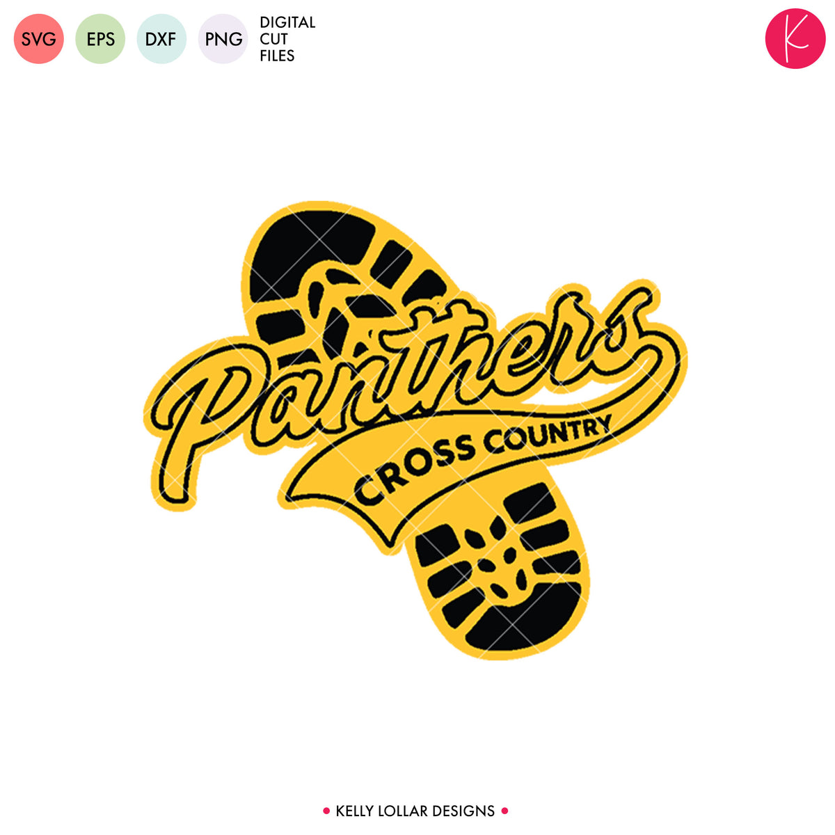 Panthers Cross Country Bundle | SVG DXF EPS PNG Cut Files
