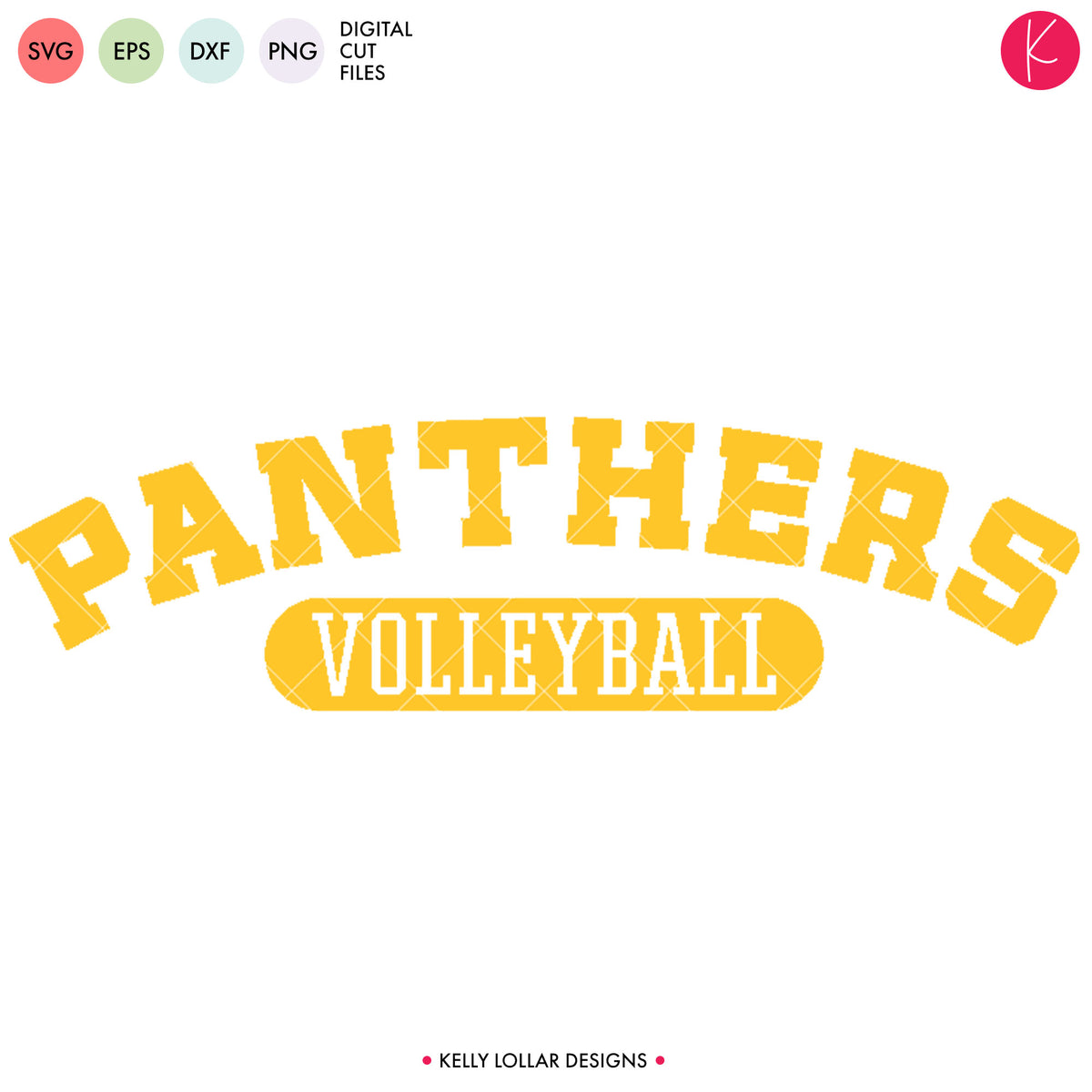 Panthers Volleyball Bundle | SVG DXF EPS PNG Cut Files