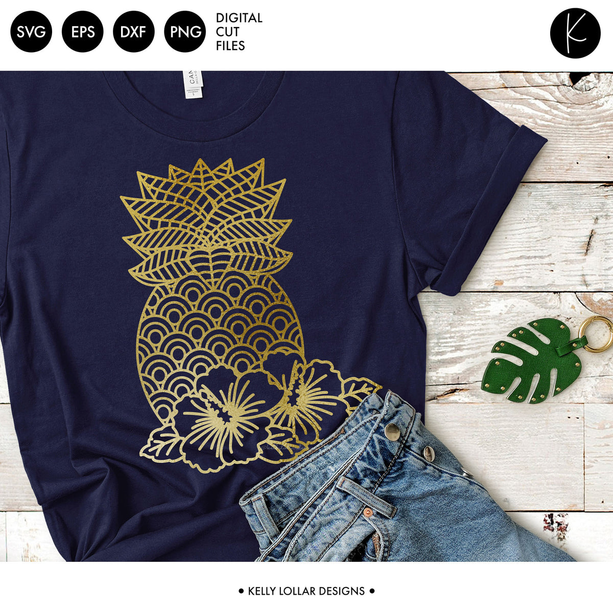 Pineapple Mandala | SVG DXF EPS PNG Cut Files