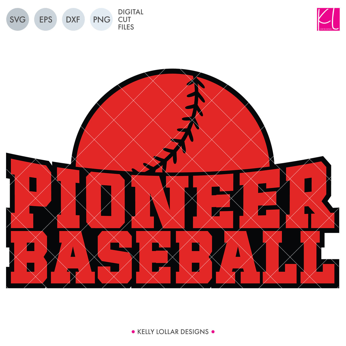 Pioneers Baseball &amp; Softball Bundle | SVG DXF EPS PNG Cut Files