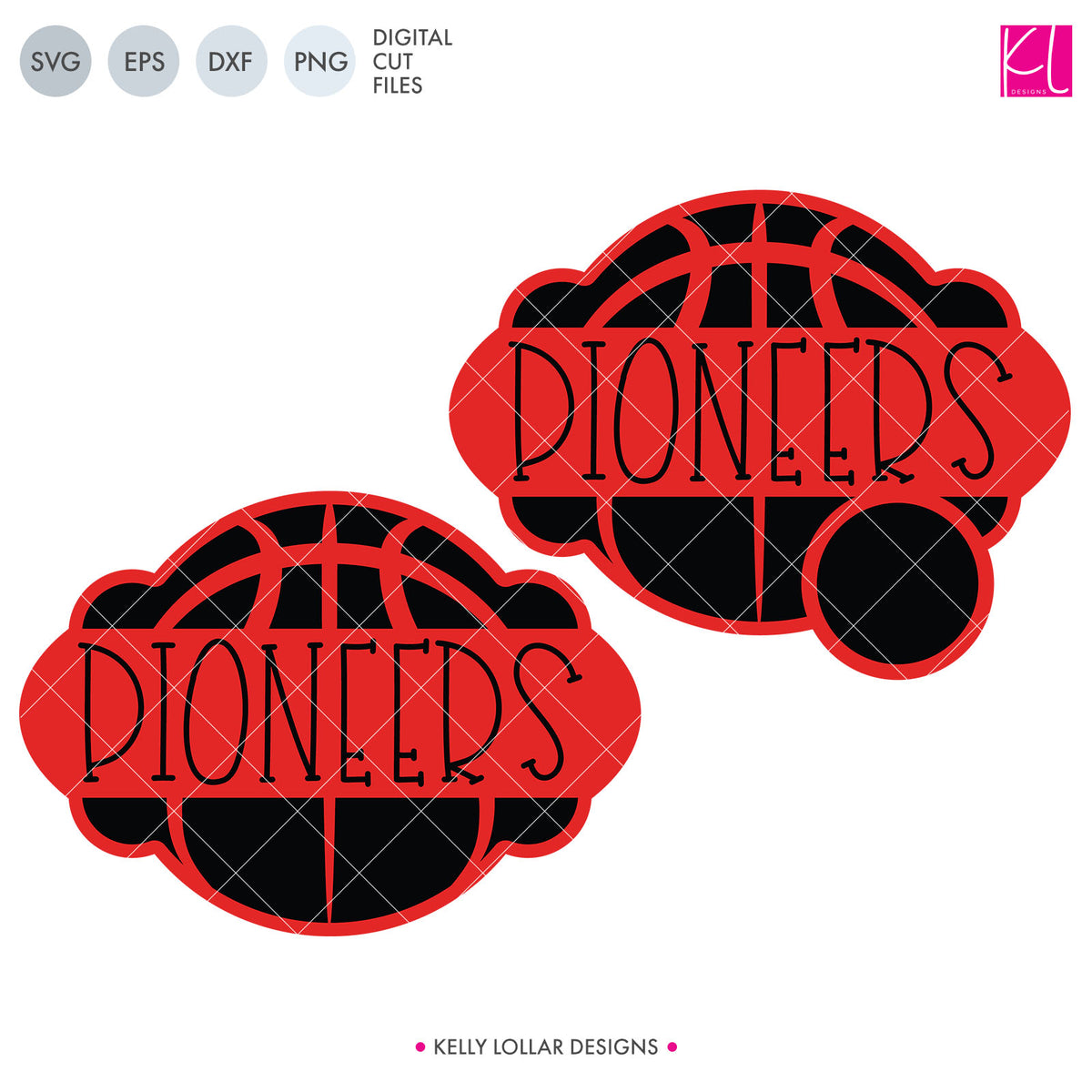 Pioneers Basketball Bundle | SVG DXF EPS PNG Cut Files