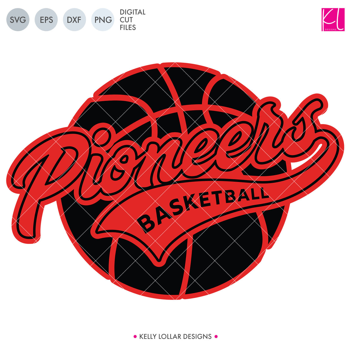 Pioneers Basketball Bundle | SVG DXF EPS PNG Cut Files
