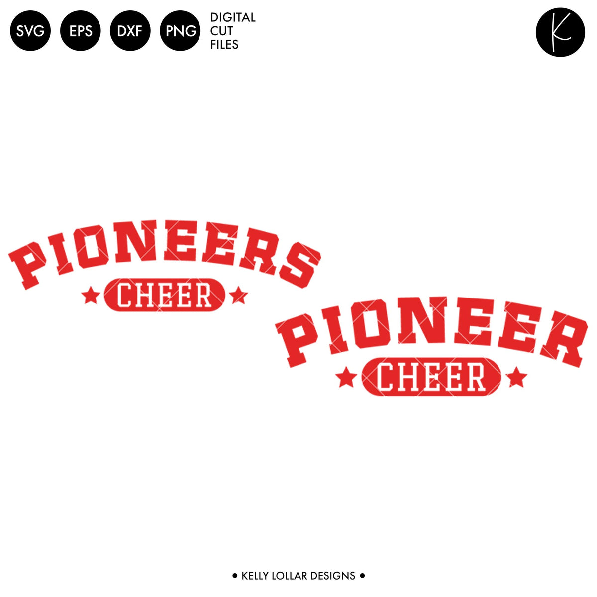 Pioneers Cheer Bundle | SVG DXF EPS PNG Cut Files