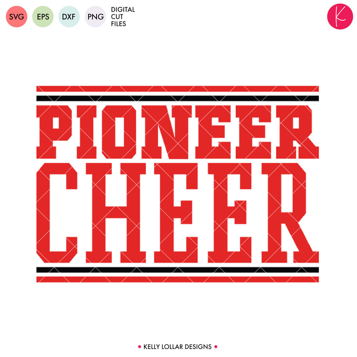 Pioneers Cheer Bundle | SVG DXF EPS PNG Cut Files