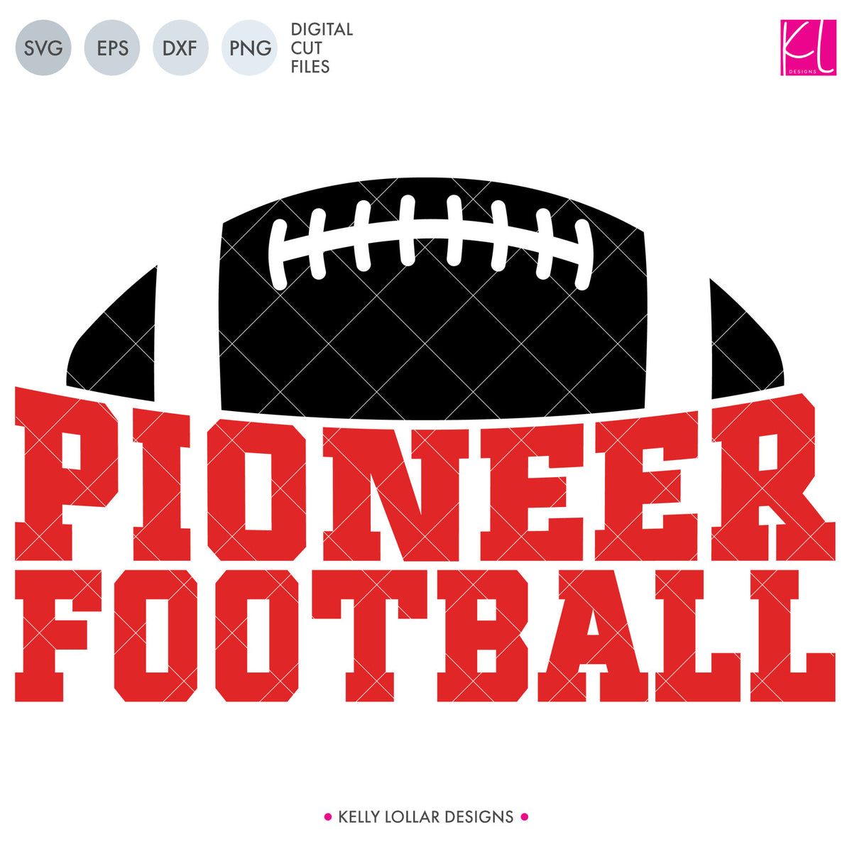 Pioneers Football Bundle | SVG DXF EPS PNG Cut Files