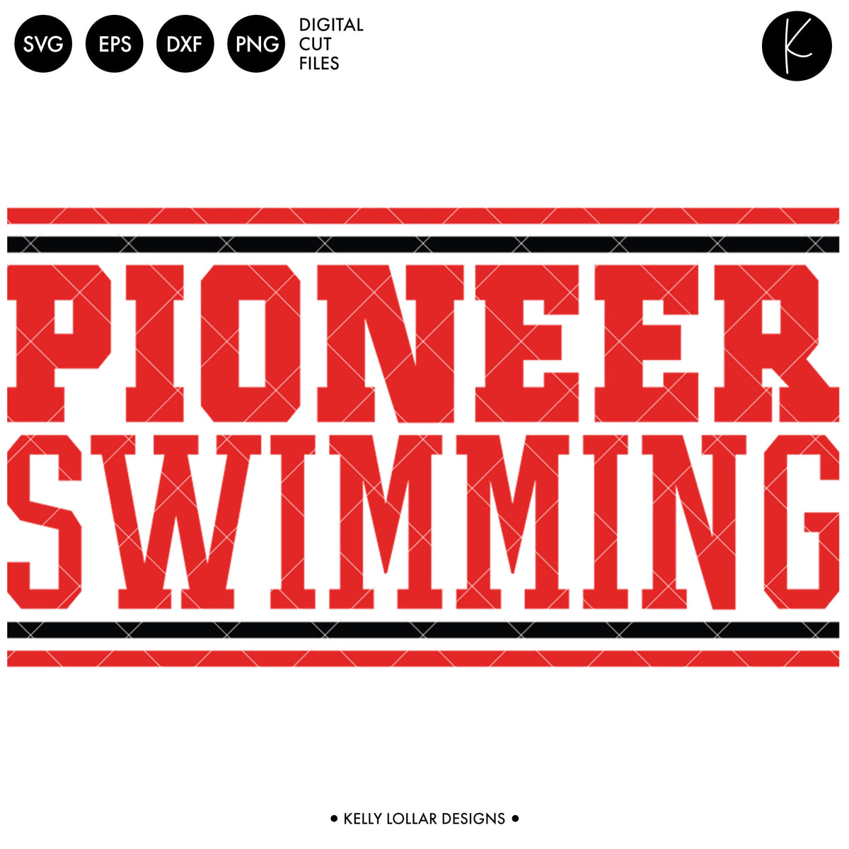 Pioneers Swim Bundle | SVG DXF EPS PNG Cut Files
