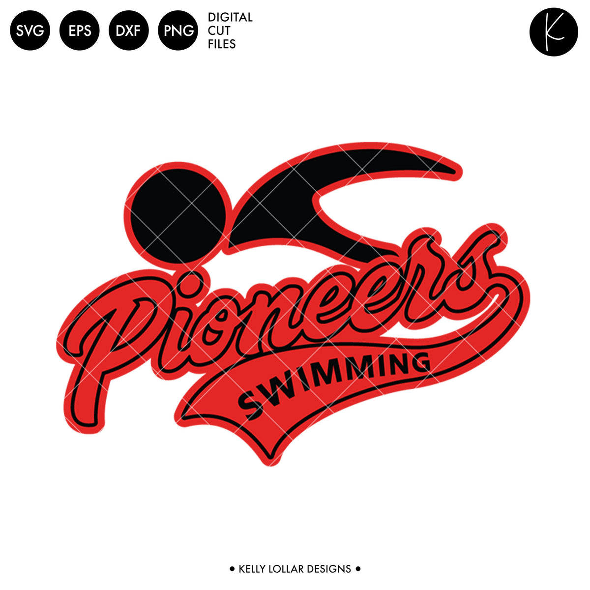 Pioneers Swim Bundle | SVG DXF EPS PNG Cut Files