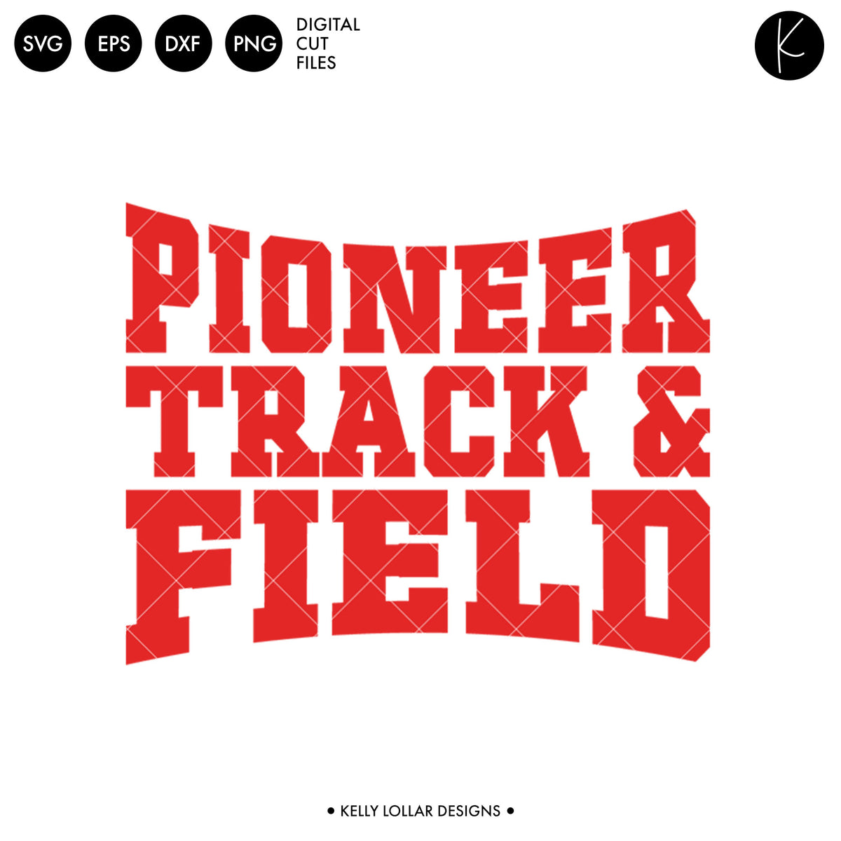 Pioneers Track &amp; Field Bundle | SVG DXF EPS PNG Cut Files