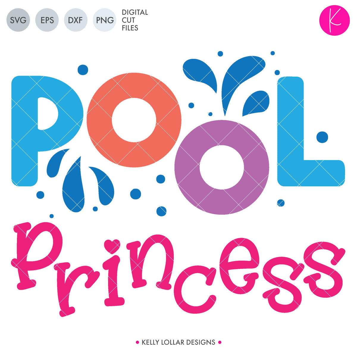 Pool Princess | SVG DXF EPS PNG Cut Files