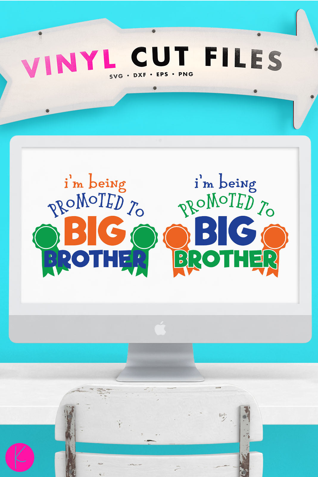 I&#39;m Being Promoted to Big Brother | SVG DXF EPS PNG Cut Files