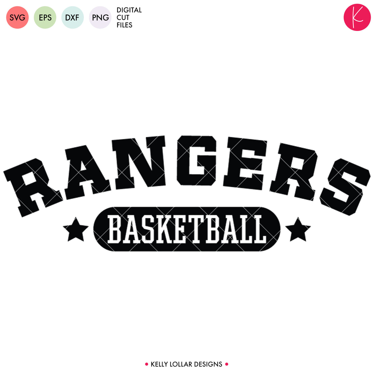 Rangers Basketball Bundle | SVG DXF EPS PNG Cut Files
