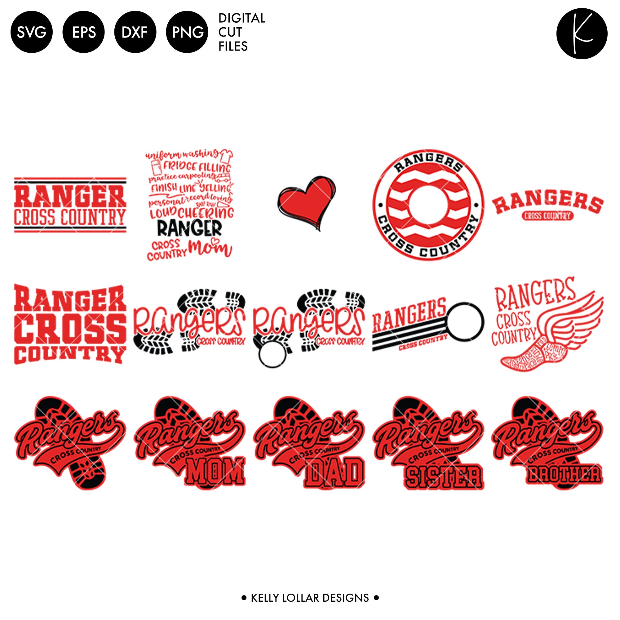 Rangers Everything Spirit Bundle | SVG DXF EPS PNG Cut Files - Kelly ...