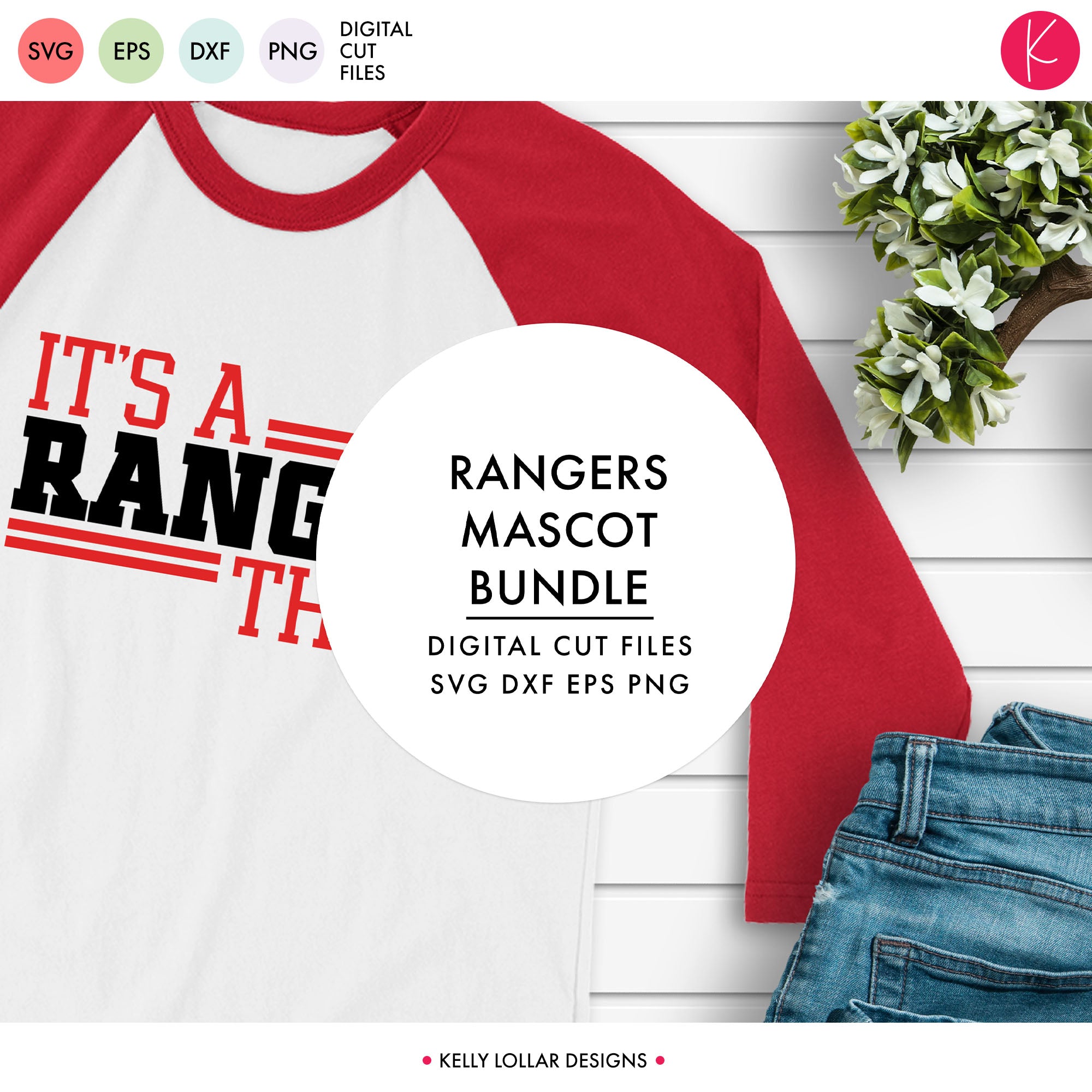 Rangers Mascot Bundle | SVG DXF EPS PNG Cut Files - Kelly Lollar Designs
